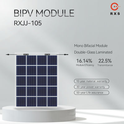 Vernieuwbaar BIPV-zonnepaneelbatterij-energiesysteem 300W voor thuiscarport