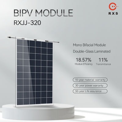 Aanpasbare BIPV-zonnepanelenklasse A Monozonnecel 200watt 320W
